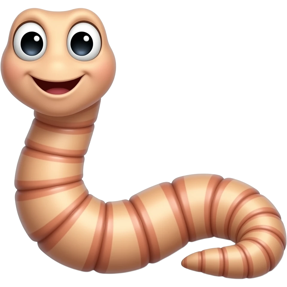 worm emoji