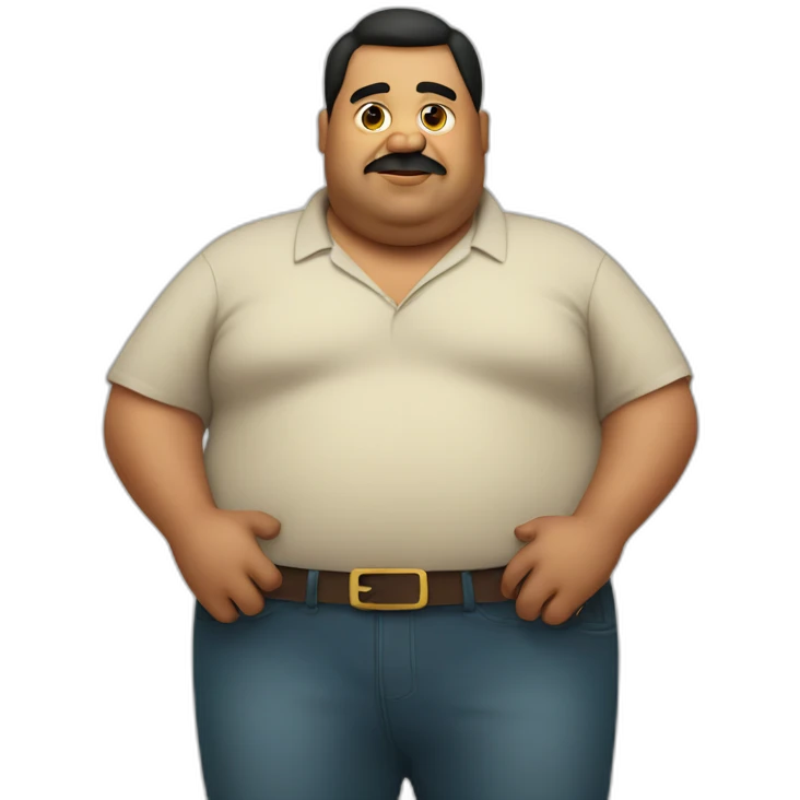 Fat Mexican man emoji
