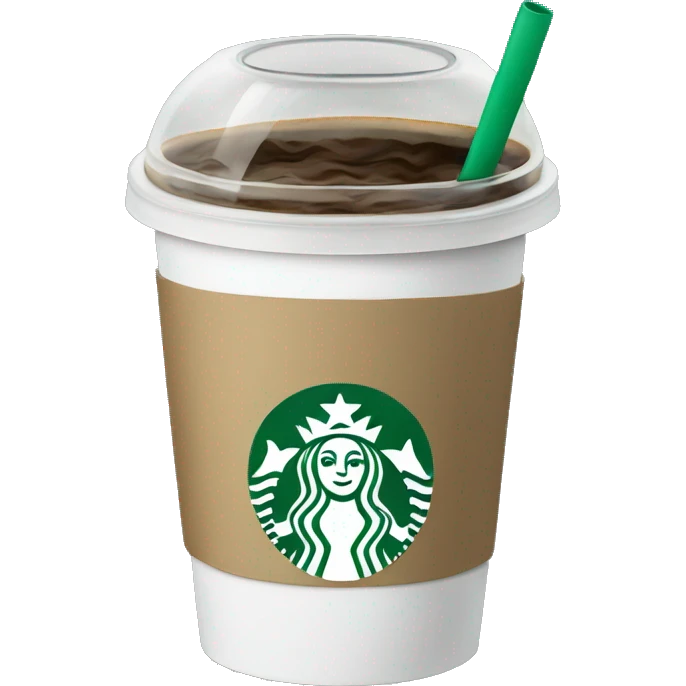 Starbucks coffee cup emoji