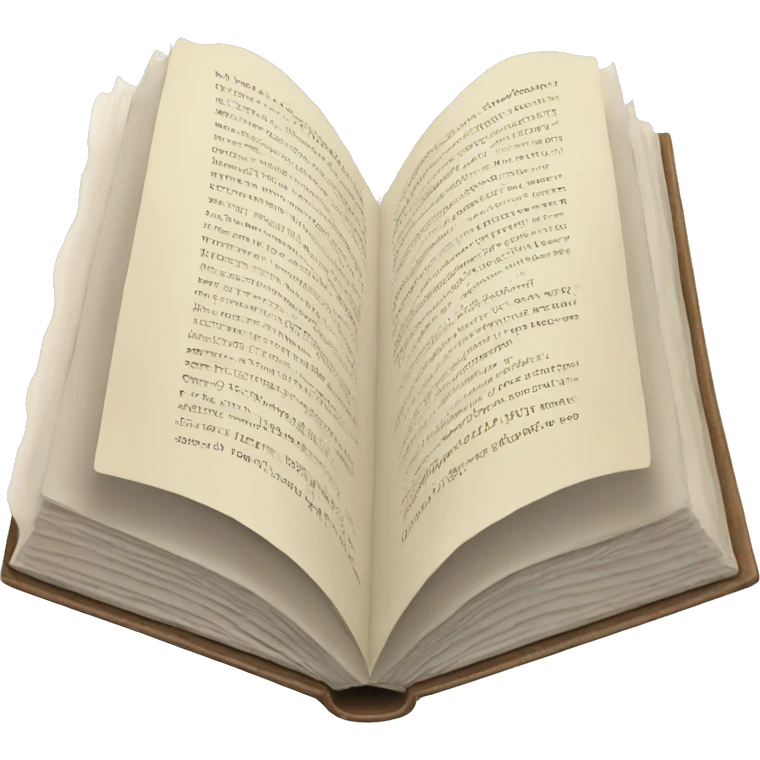 open-book with the pages shaped like wave emoji