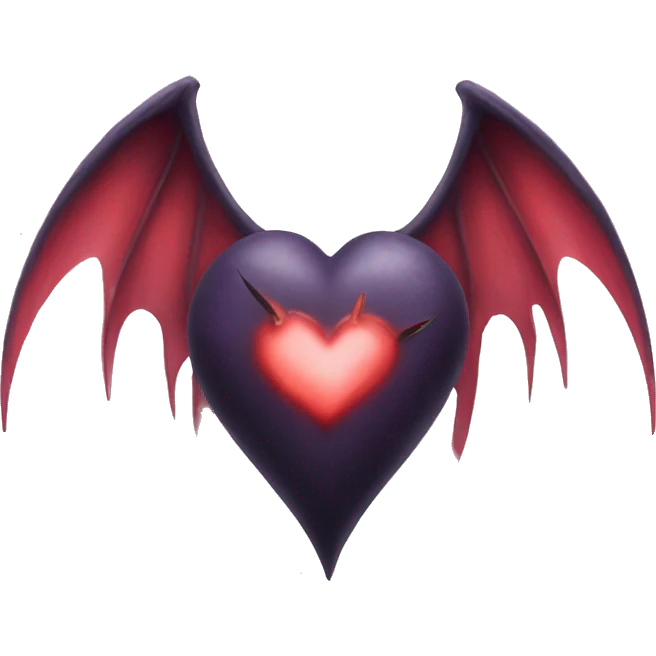  A heart with demonic wings emoji
