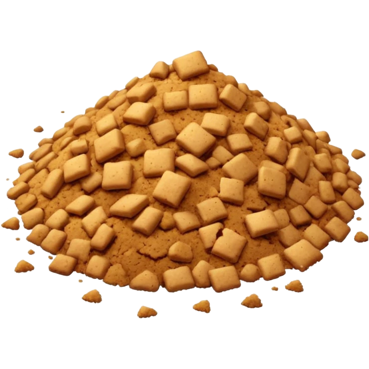 No así no tipo migajas pocas tiradas en el suelo  emoji