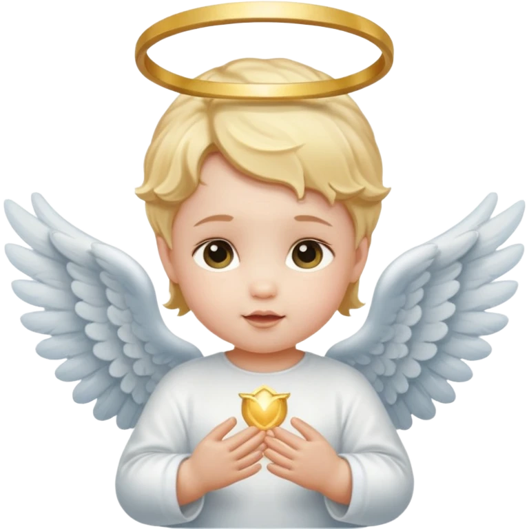 baby angel emoji