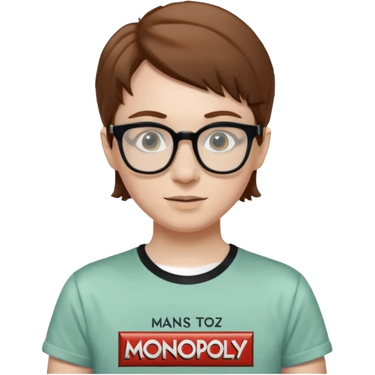 monopoly nerd emoji