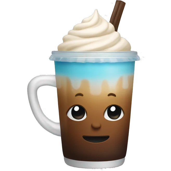 Ice coffee emoji