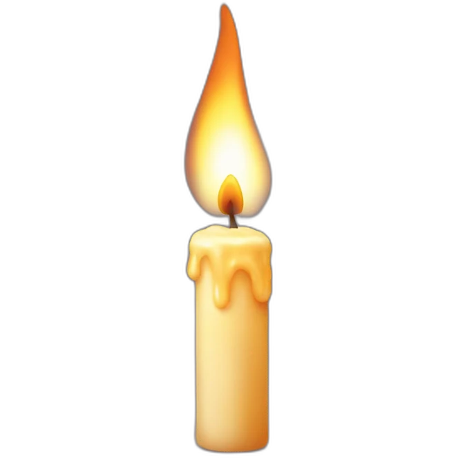 candle, no flame emoji