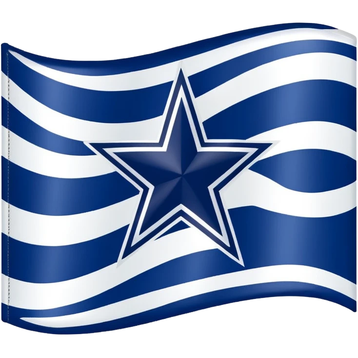 Dallas cowboys flag emoji