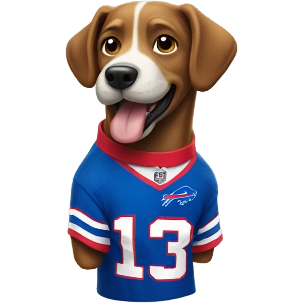 buffalo bills dog emoji