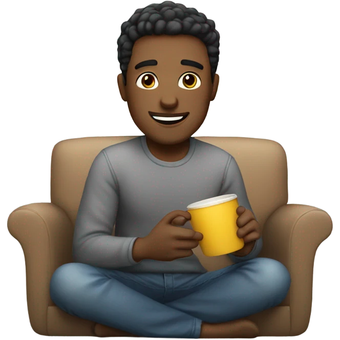 male enjoying indoors emoji