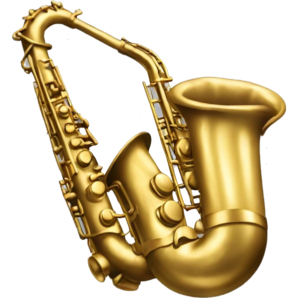 jazz saxophone gold emoji