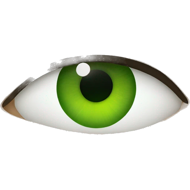 Green eyes emoji