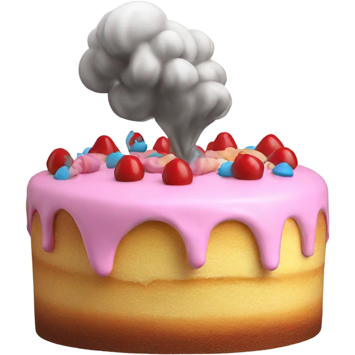 Blowing cake emoji