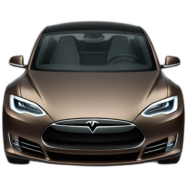 Tesla en feu emoji