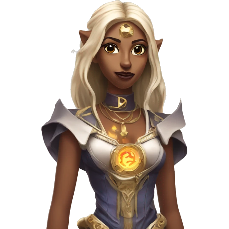 "Technomancy is the use of magic or mystical powers to control and manipulate technology” + "It's kind of like cyberpunk magic or how in some games, characters hack into systems using magic." 🖥️⚡🧙‍♂️ Make a ancient vampire technomancy goddess emoji