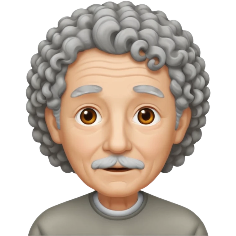 elderly curly emoji
