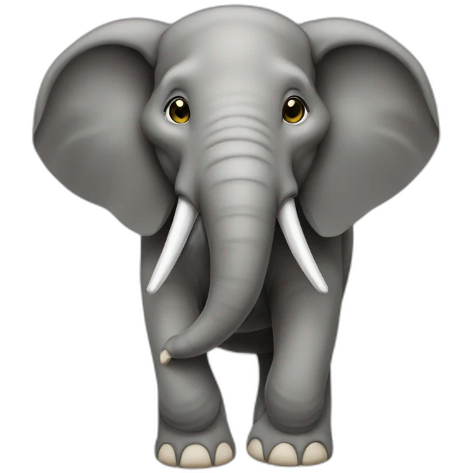 Élephant sur souris emoji