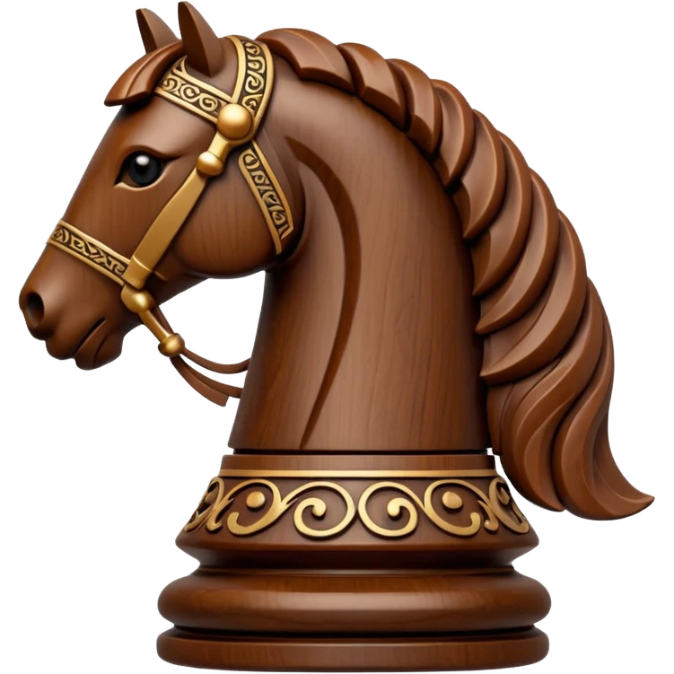 Trojan horse chess piece emoji