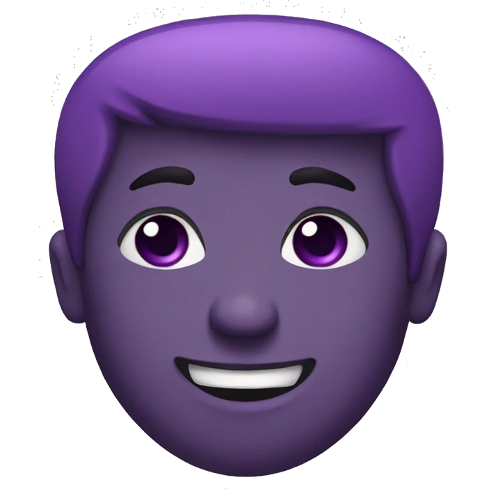 dark muted and purple heart  emoji