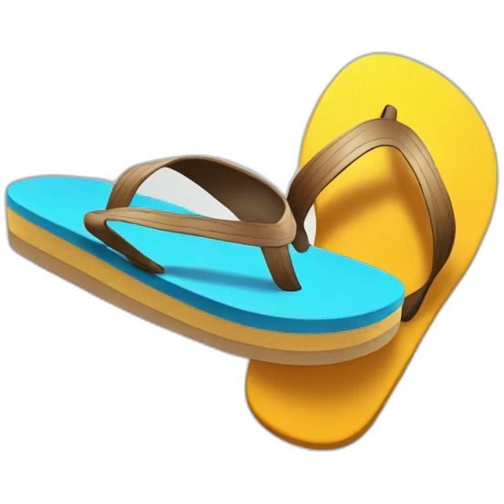flying flip flop emoji