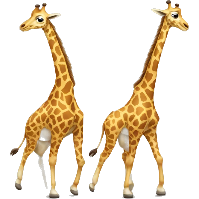 girafe qui danse emoji