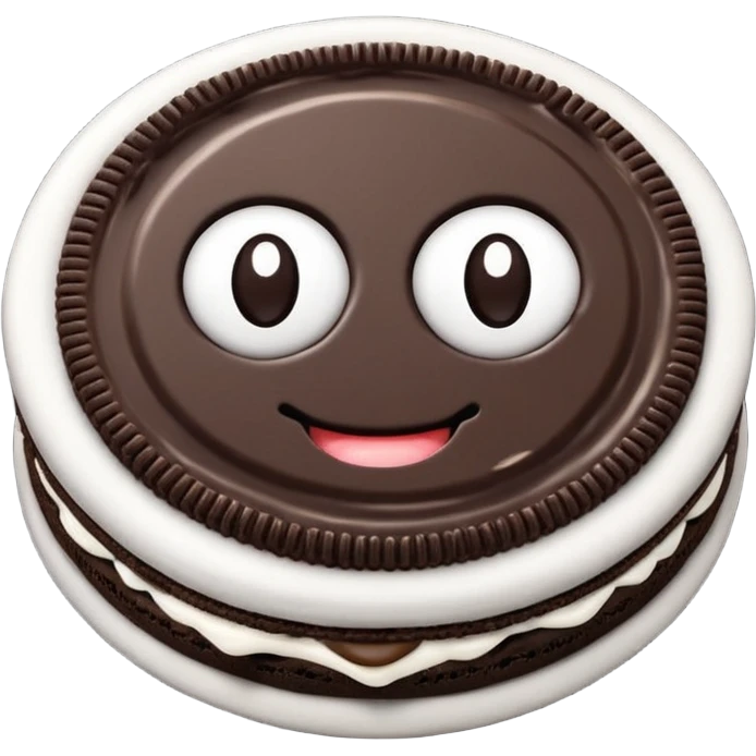 GALLETA OREO, CON OJITOS Y MANOS emoji