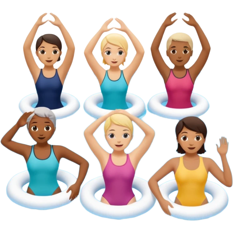 Water aerobics emoji