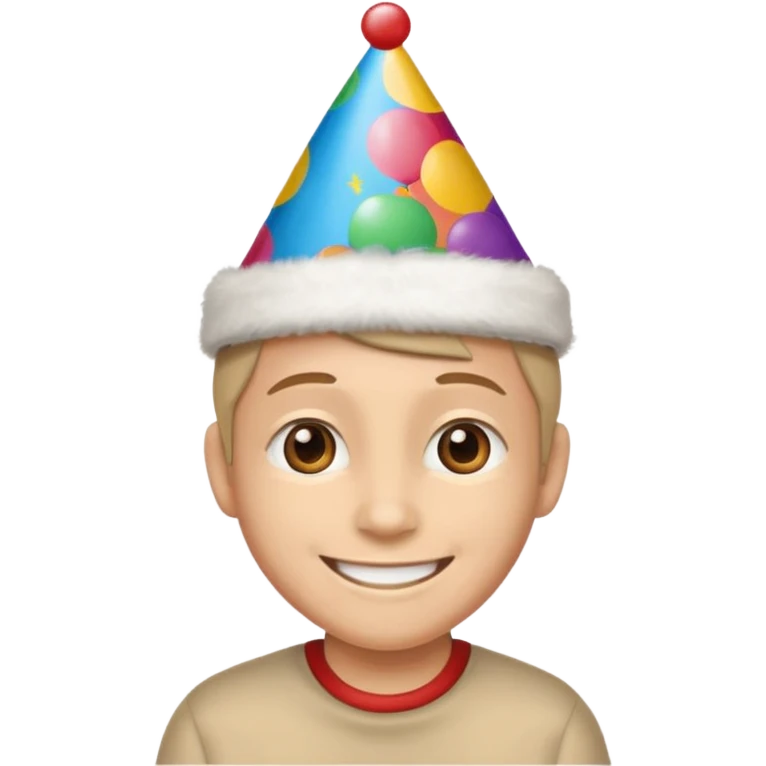 Plane Birthday cap  emoji