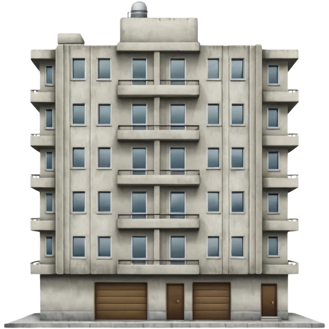 soviet apartment building  emoji