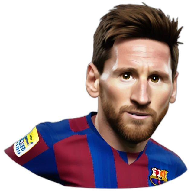 Messi sur un caca emoji