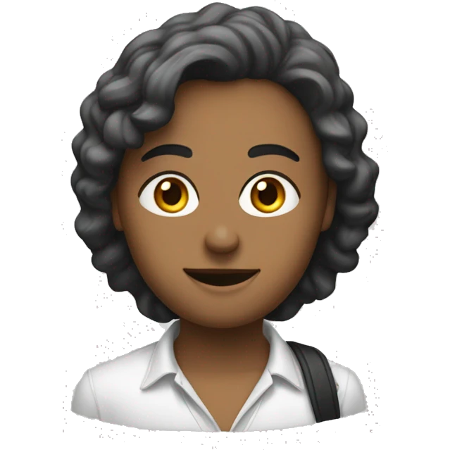 рыжеволосая мультяшная женщина в шоке emoji