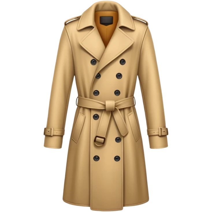 trenchcoat beige emoji