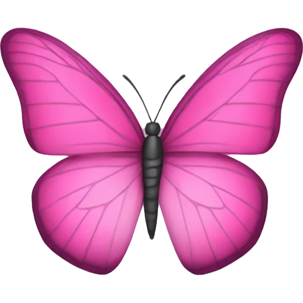 borboleta rosa emoji