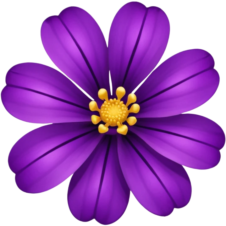 Purple poison flower emoji