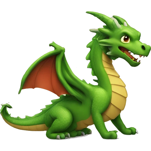 dragon diyng emoji