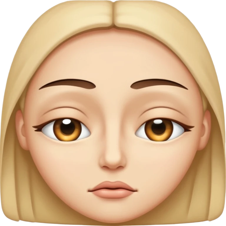 I want a version of the "single eye" generic unicode emoji but the eye is shut, eye lids down over the eye emoji