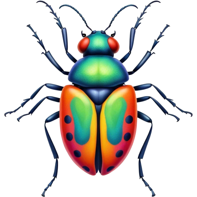 bug, testing qa emoji