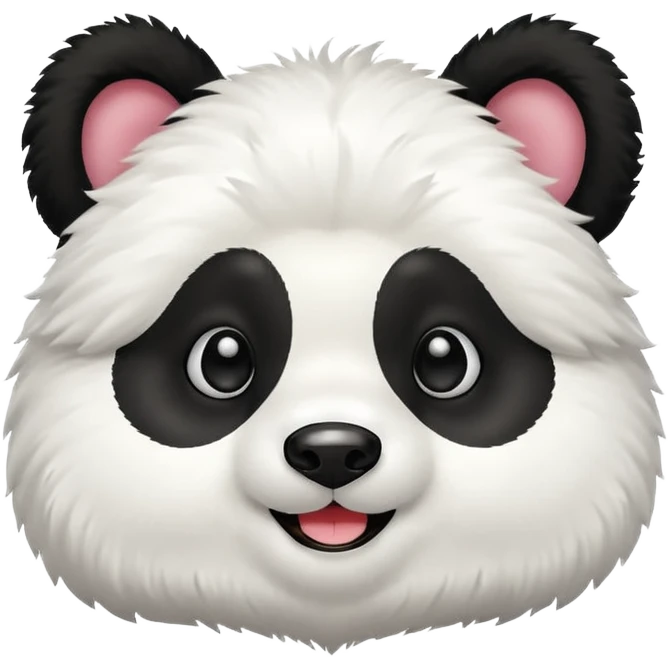 A panda dog emoji