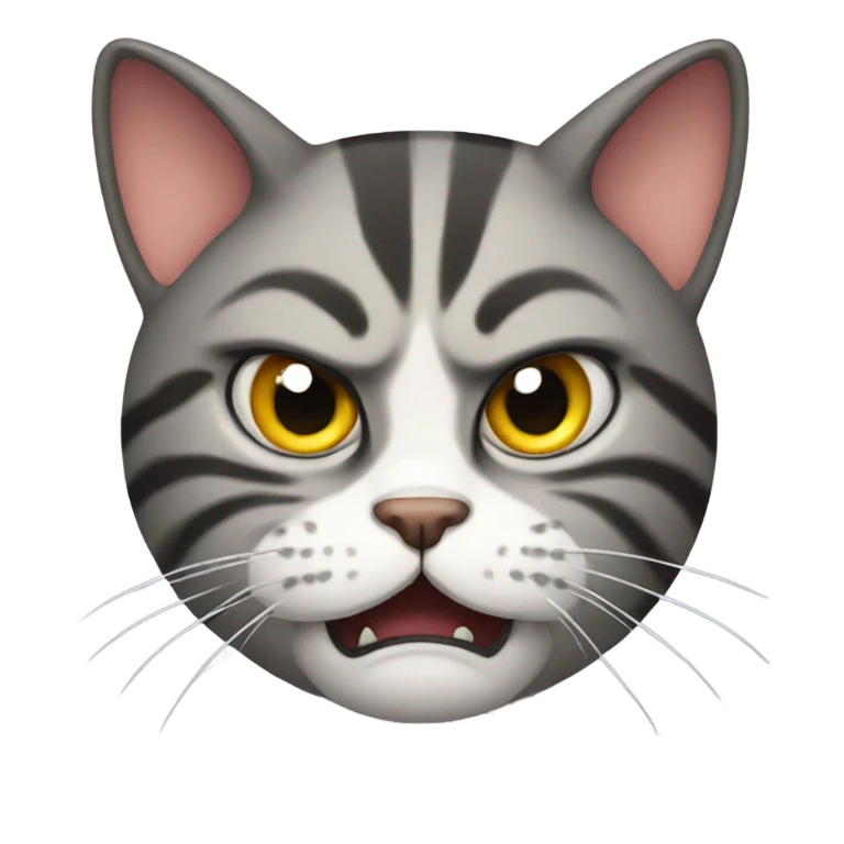 angry cat emoji
