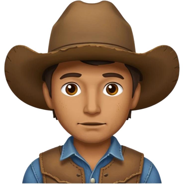No hat cowboy emoji