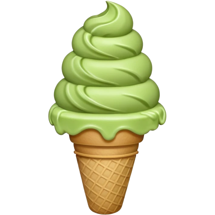 heart ice cream matcha emoji