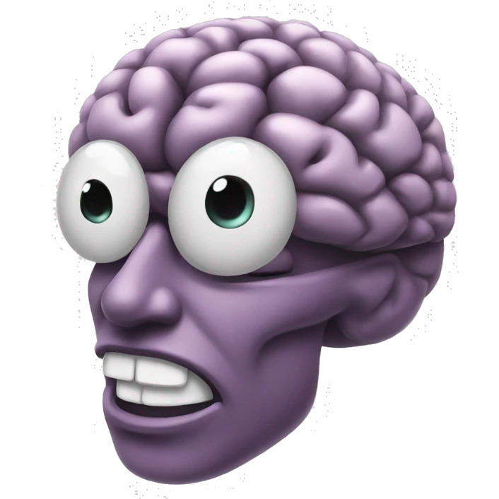 smooth brain emoji