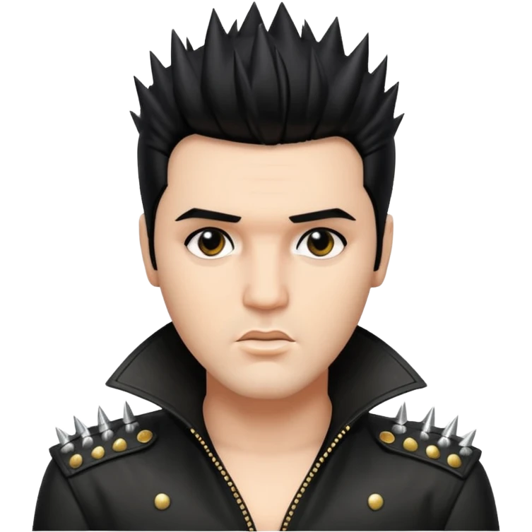 элвис пресли с панк причёской ирокезом emoji