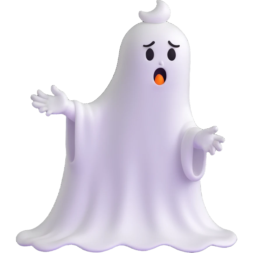 angry Casper ghost emoji