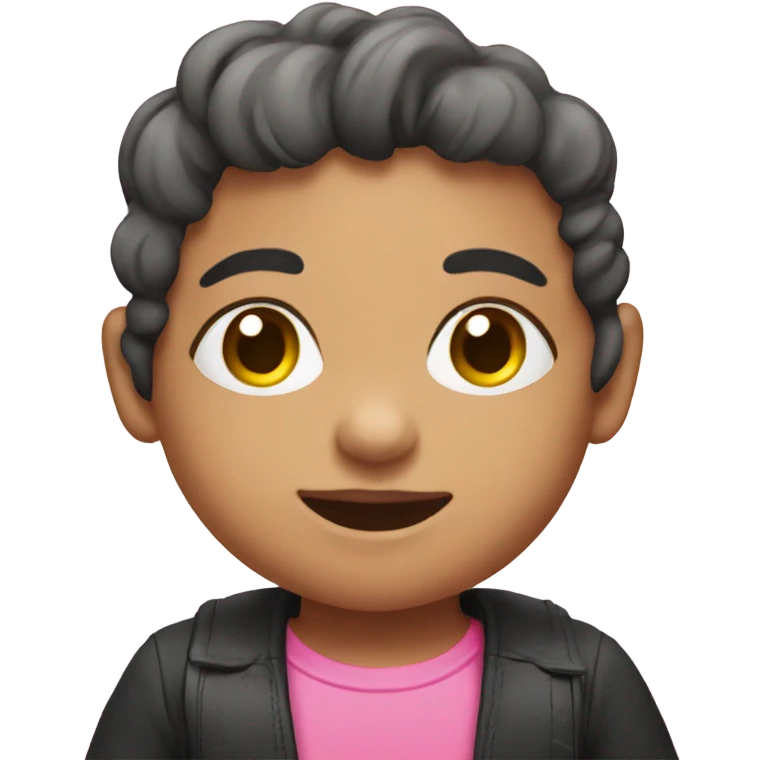 Pink toddler craft  emoji