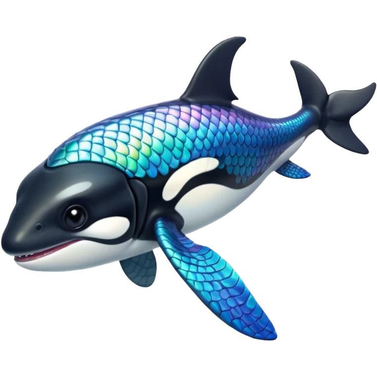 orca mixed with camelion emoji