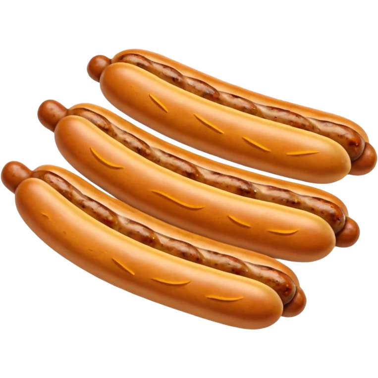 short romanian sausages with mustard emoji