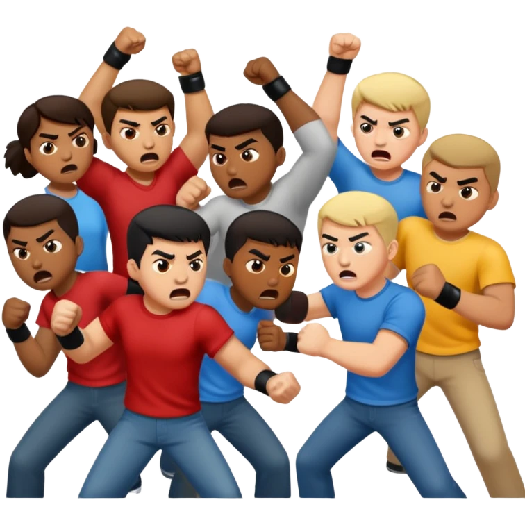 Драка в школе  emoji