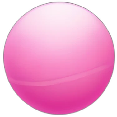 Pink planet emoji