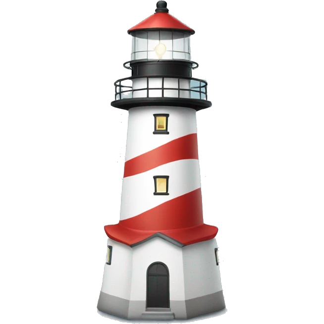Light house wearing a hat  emoji