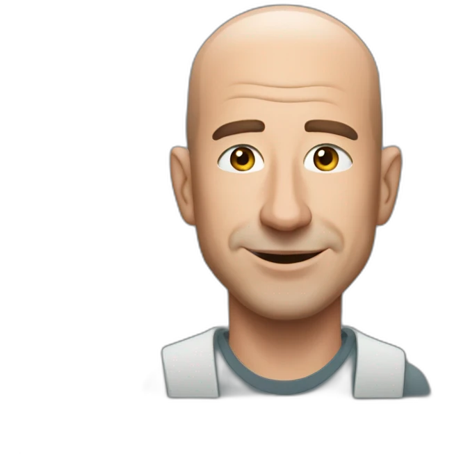 Jeff bezos en el espacio emoji